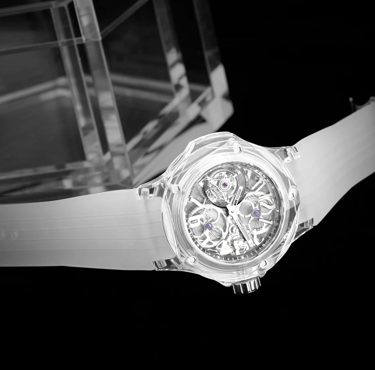 Limited edition mechanical tourbillon watch