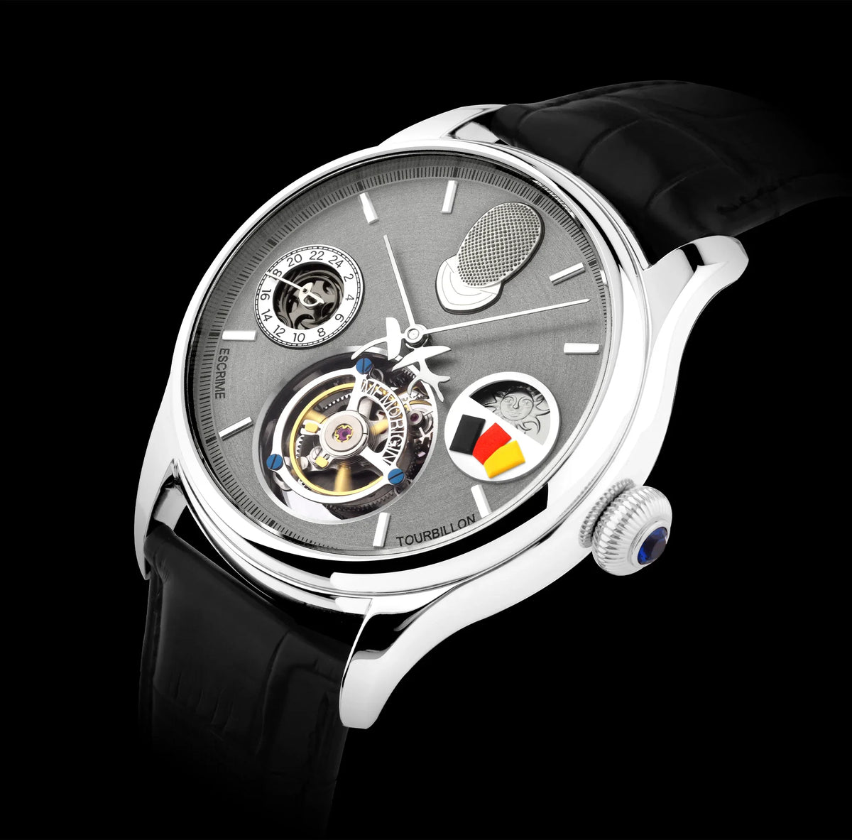 Sports inspired mechanical watch
