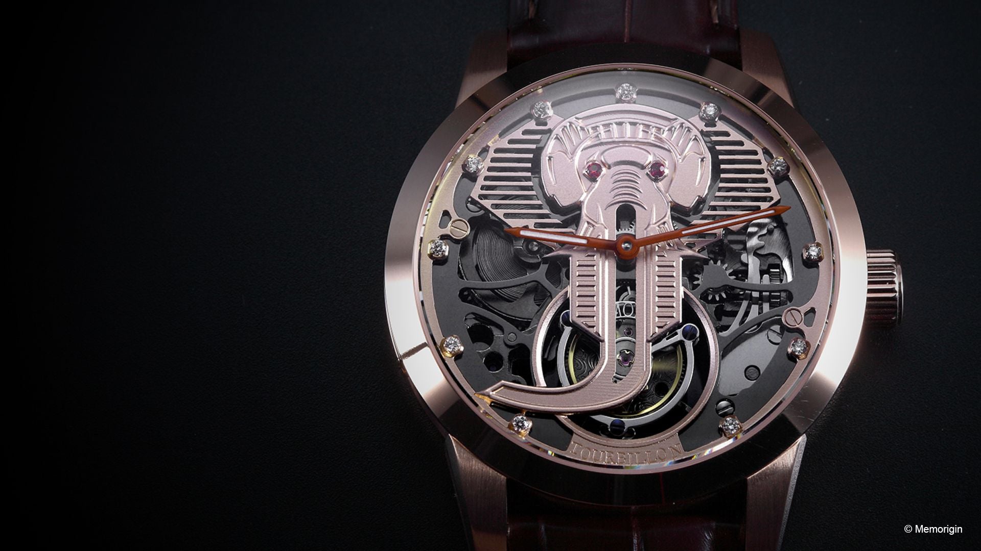 Memorigin Jackson Series Jelephant Tourbillon Watch 4894379052489