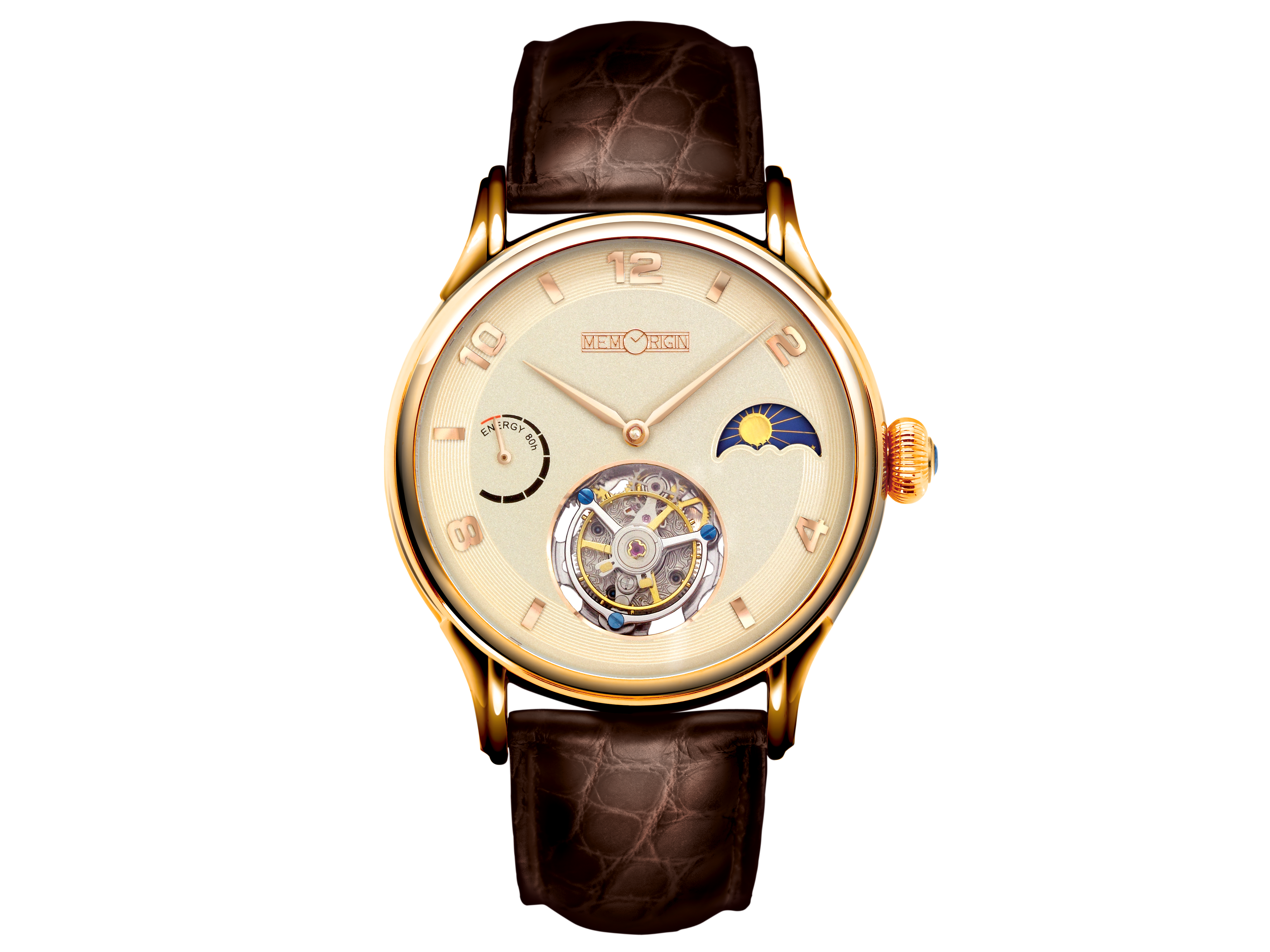 Memorigin Everlasting Series Arabic Index Tourbillon Watch 4894379021720