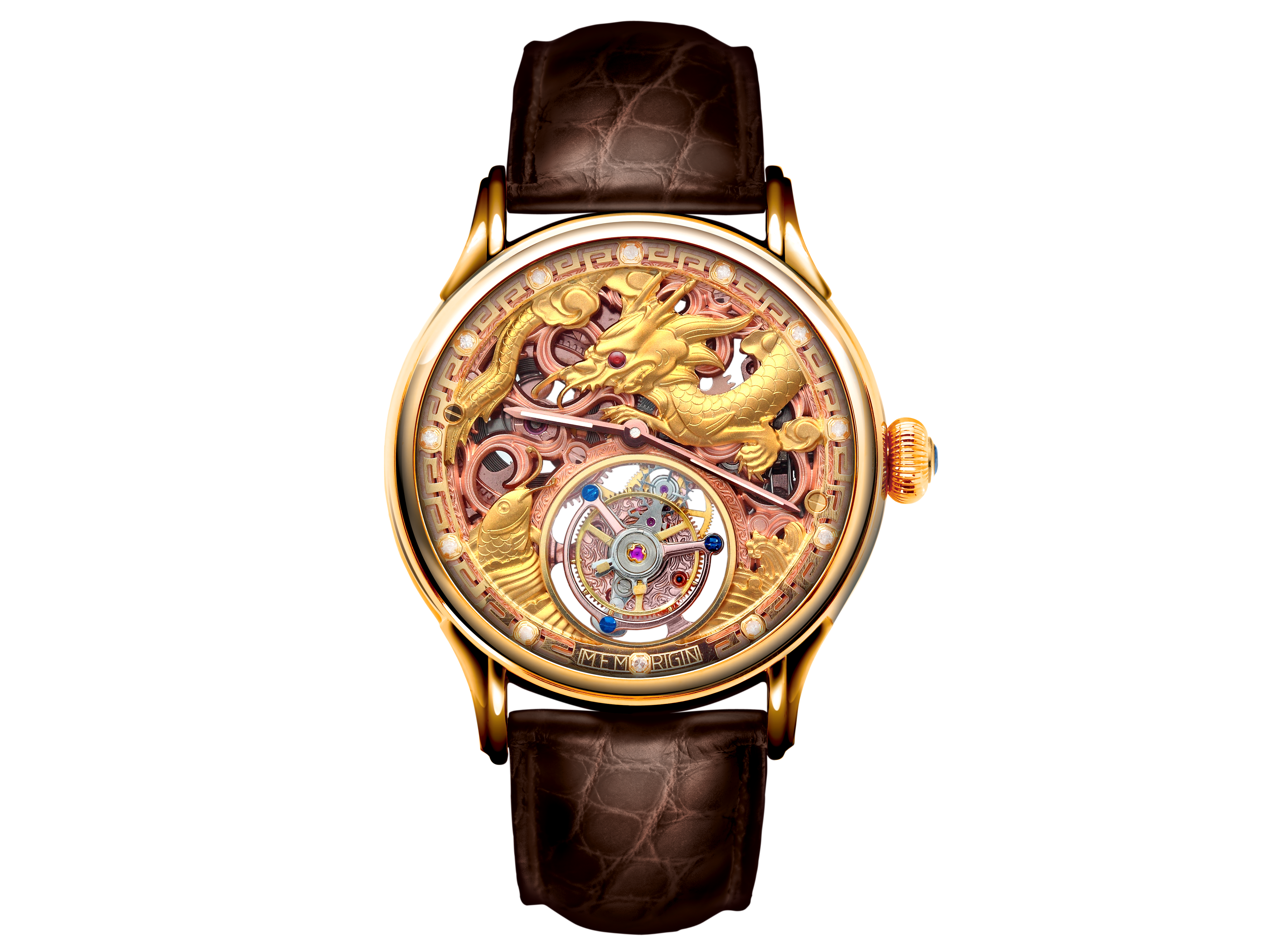 Memorigin Zodiac Series Dragon Tourbillon Watch 4894379200125