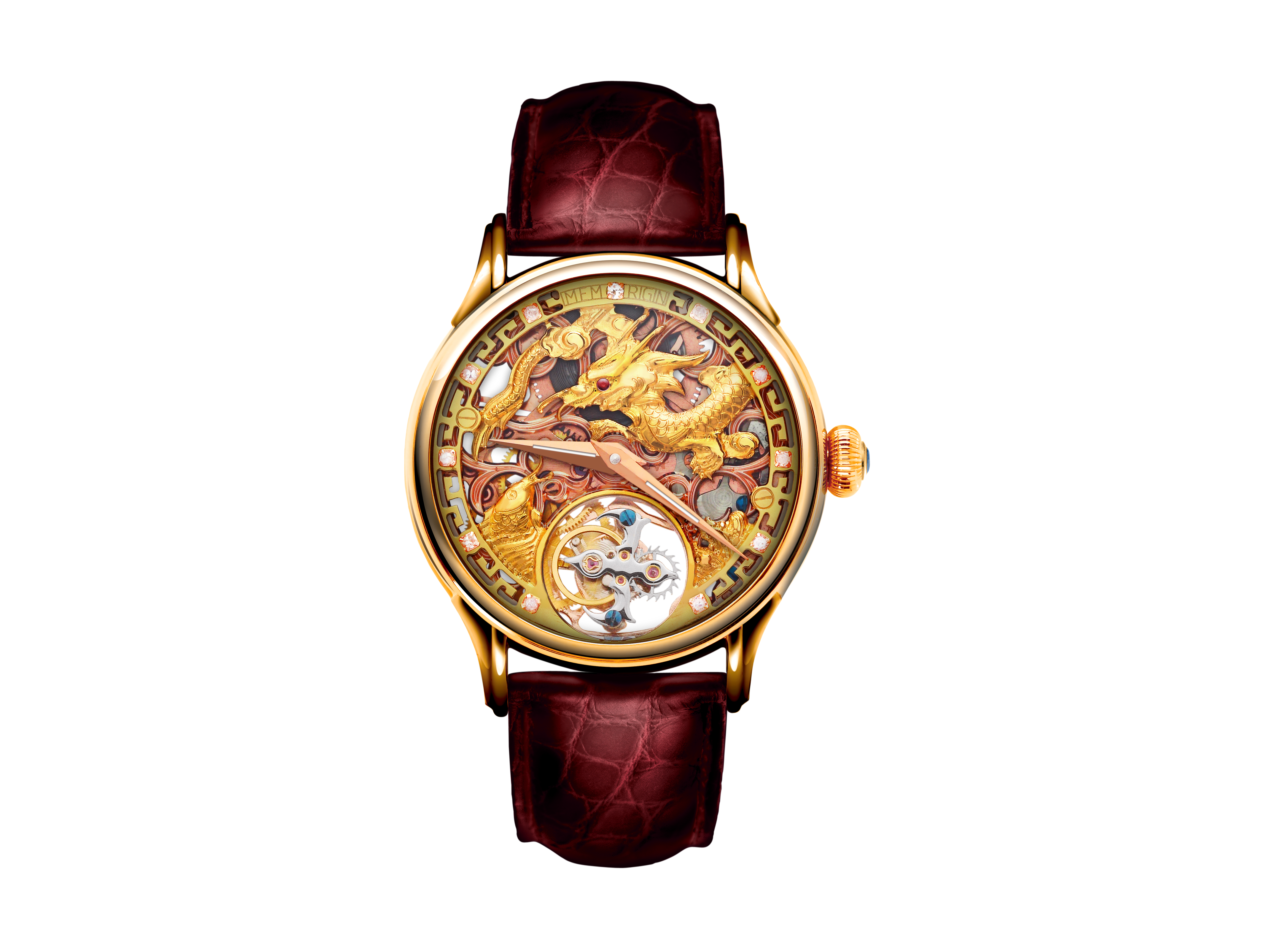 Memorigin Zodiac Series Dragon Tourbillon Watch 4894379200422