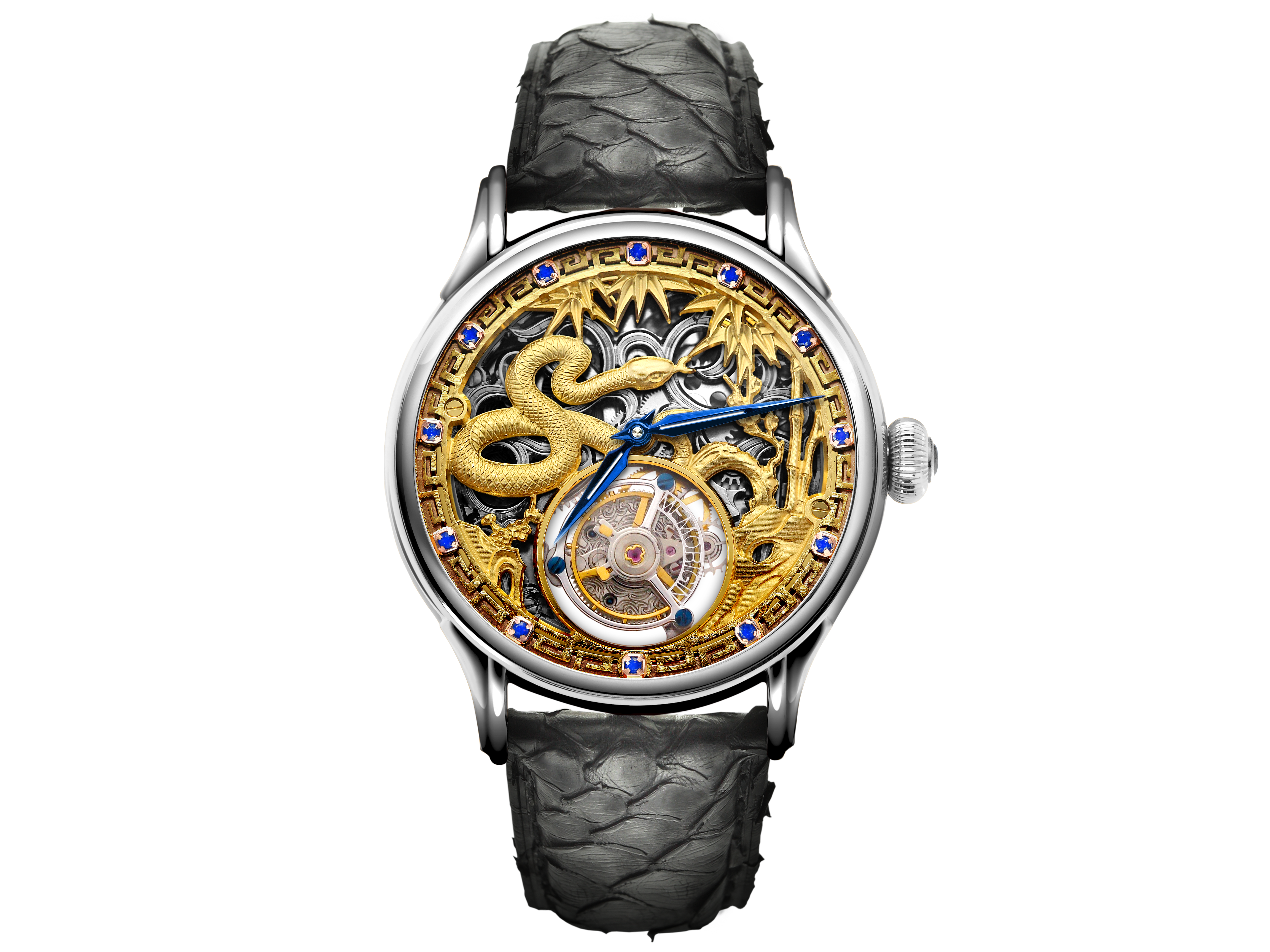 Memorigin Zodiac Series Snake Tourbillon Watch MO 1223 4894379200729