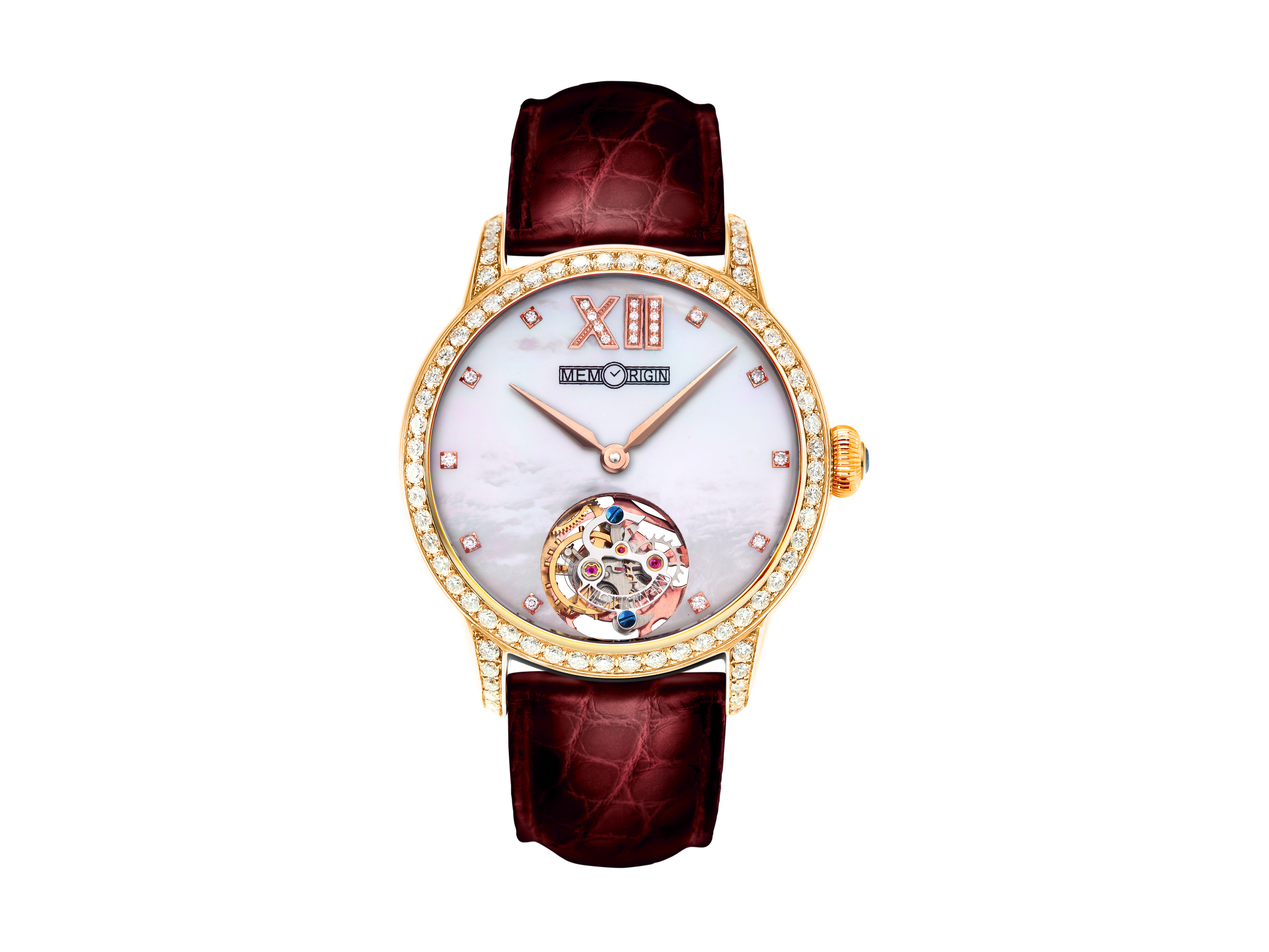 Memorigin Lustrous Elegance Series Tourbillon Watch Lady 4894379213040