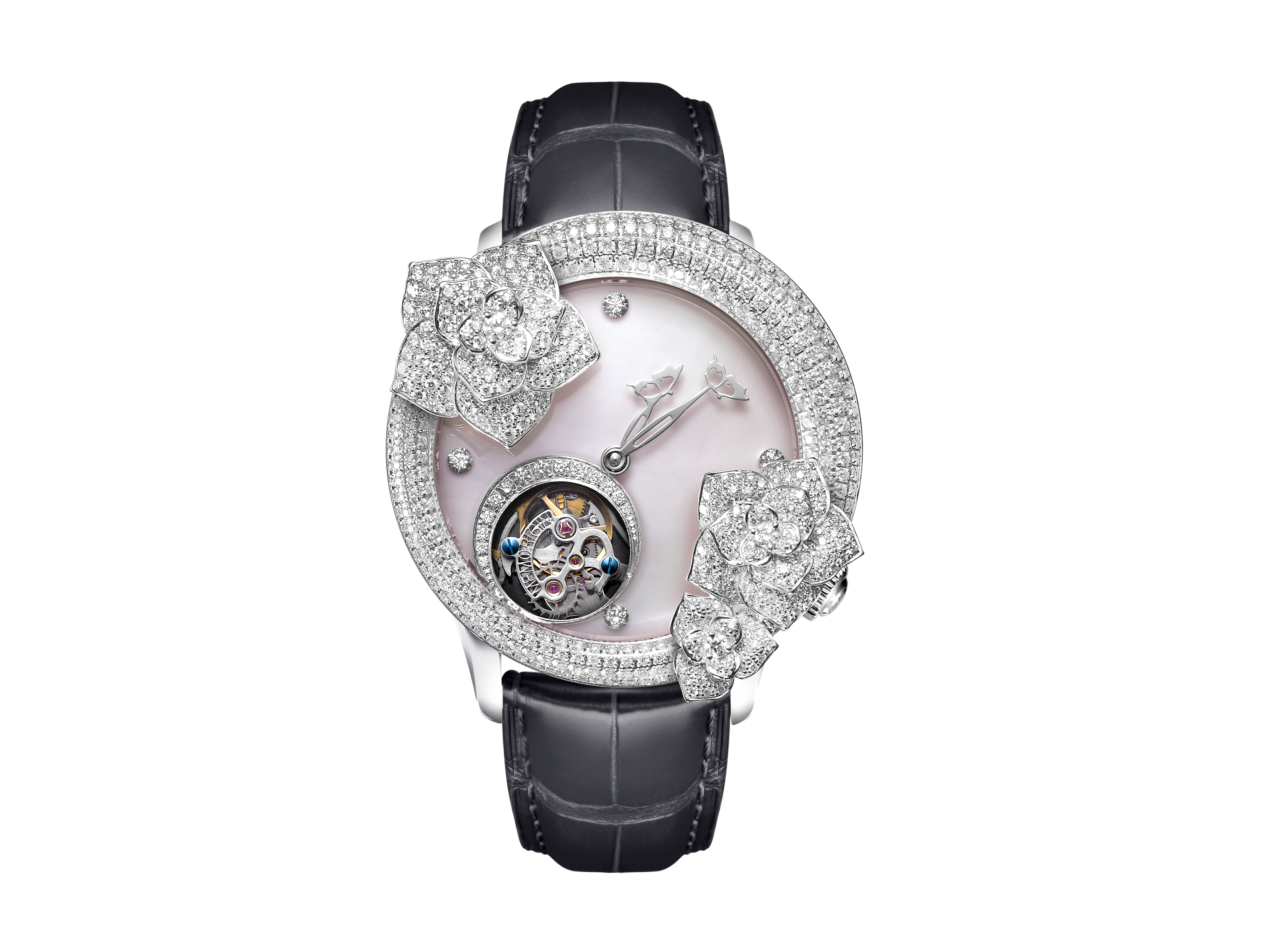 Memorigin Memorigin Butterfly Rose Series Lady Tourbillon Watch 4894379223742