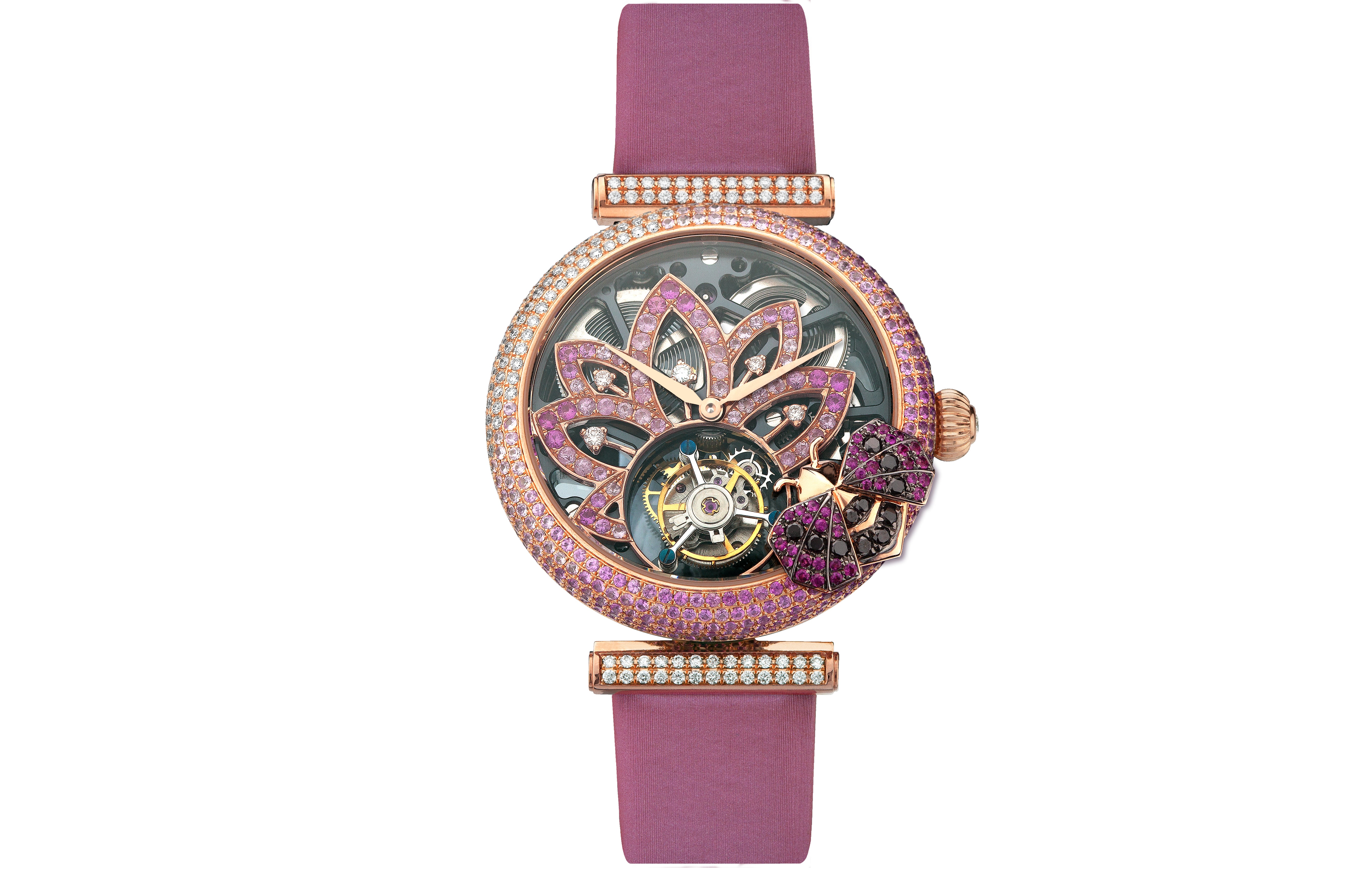 Memorigin Fantasy Garden Collection - Ladybird Torubillon Watch 4894379228747