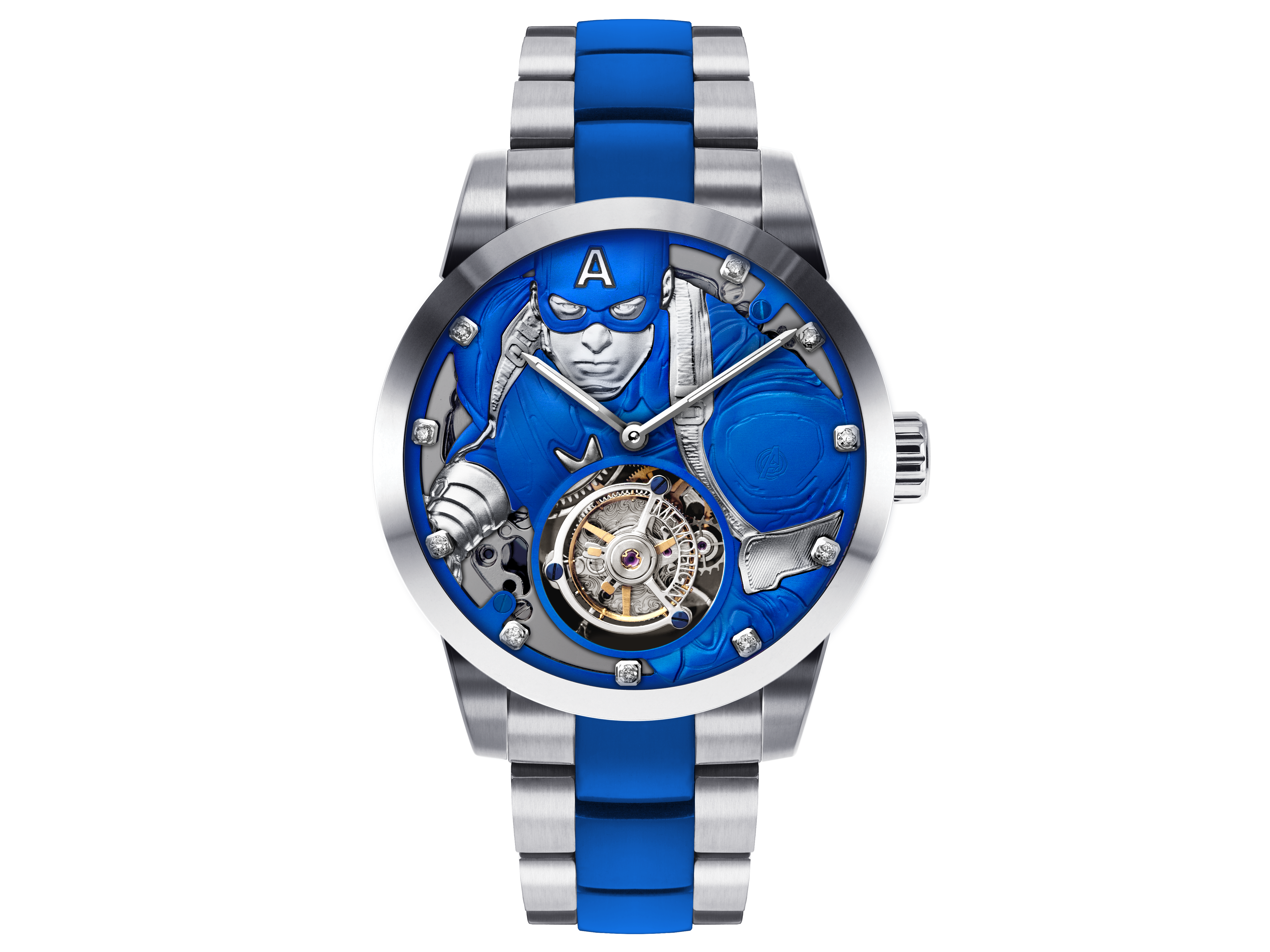 Memorigin Avengers2 Series - Captain America Tourbillon Watch 4894379460284