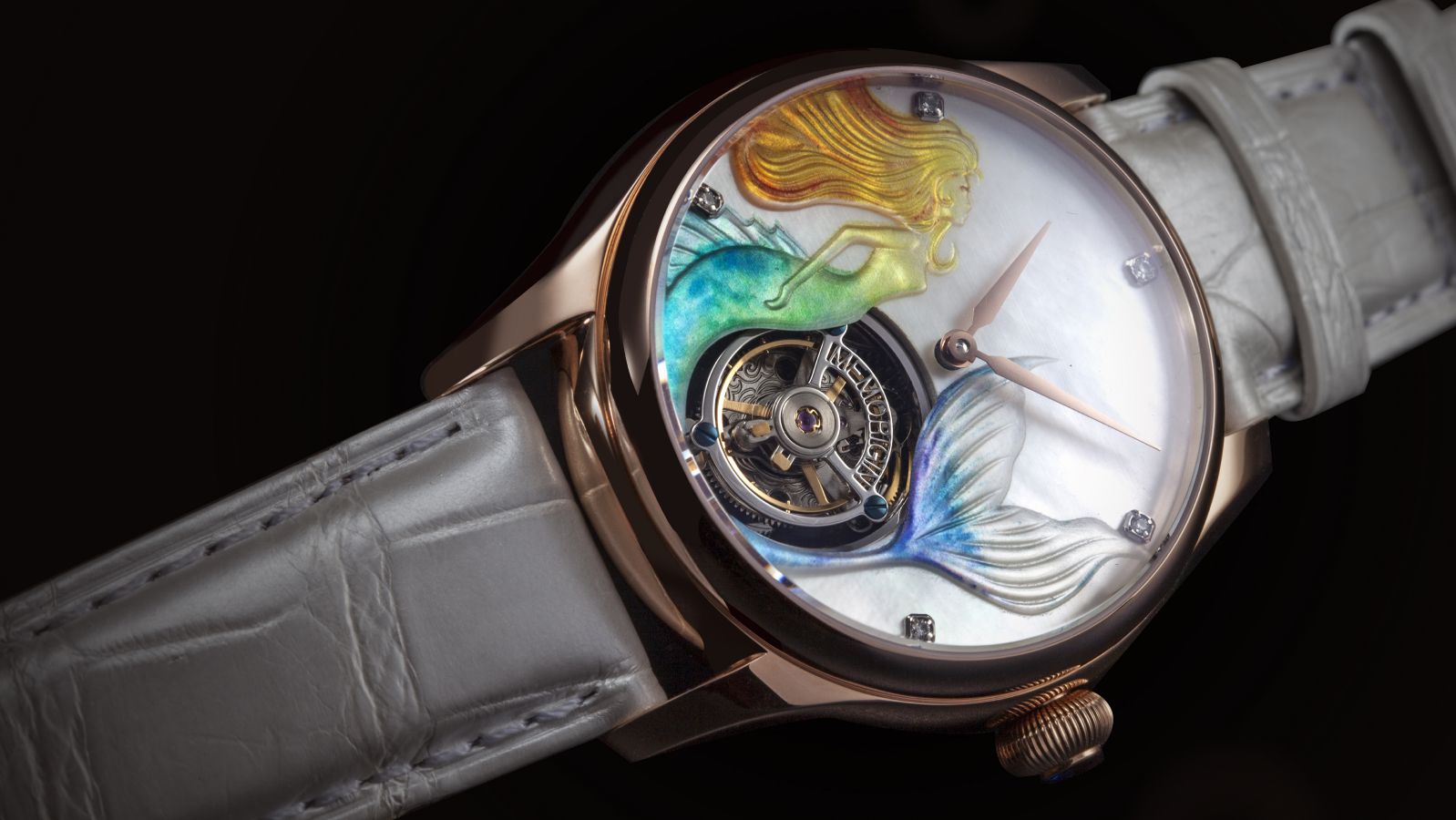 Memorigin Mermaid Series Tourbillon Watch Lady 4894379800745