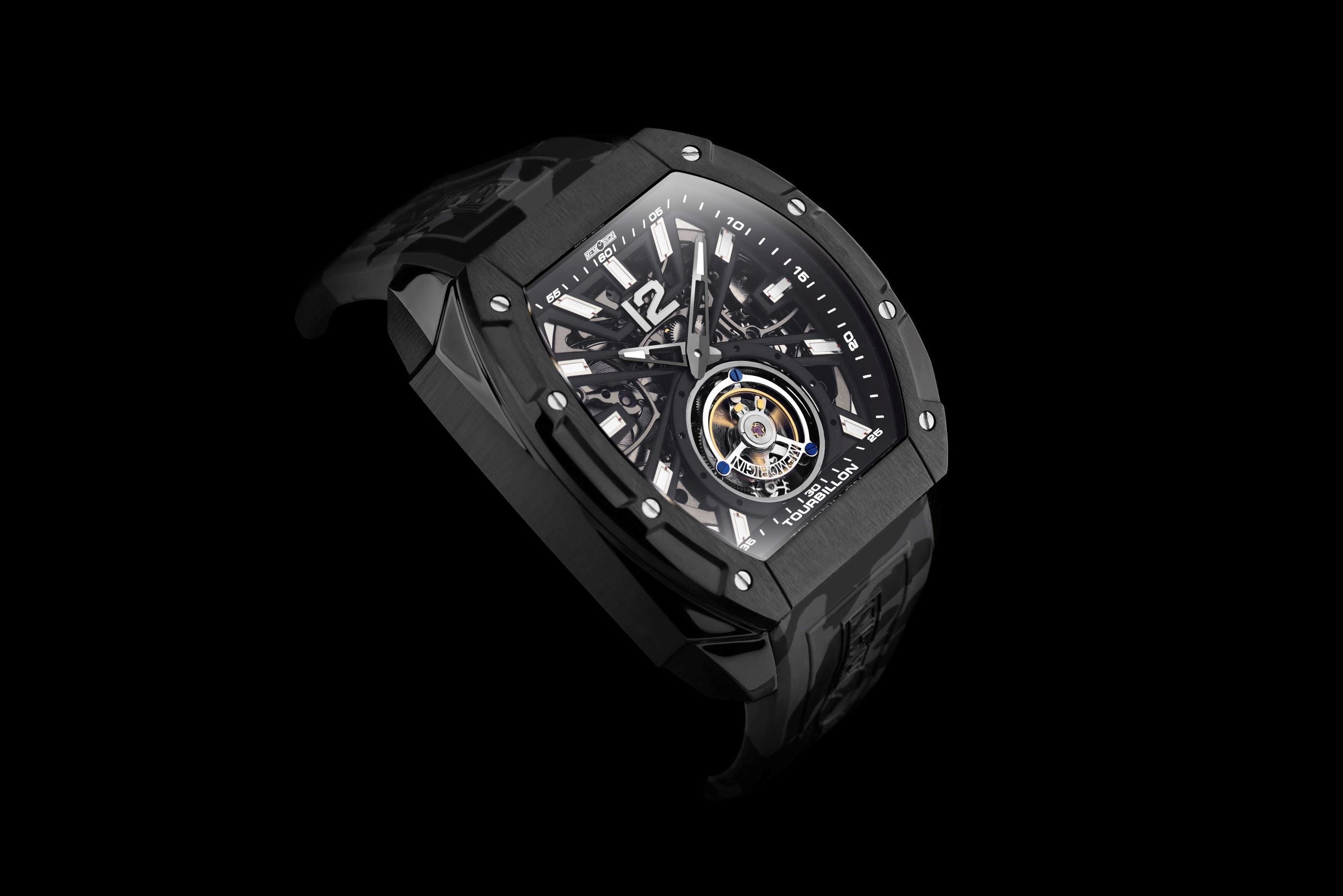 Memorigin Black Angel Tourbillon Watch MO 0507 Tourbillontimepieces.com tourbillon watches affordable free shipping