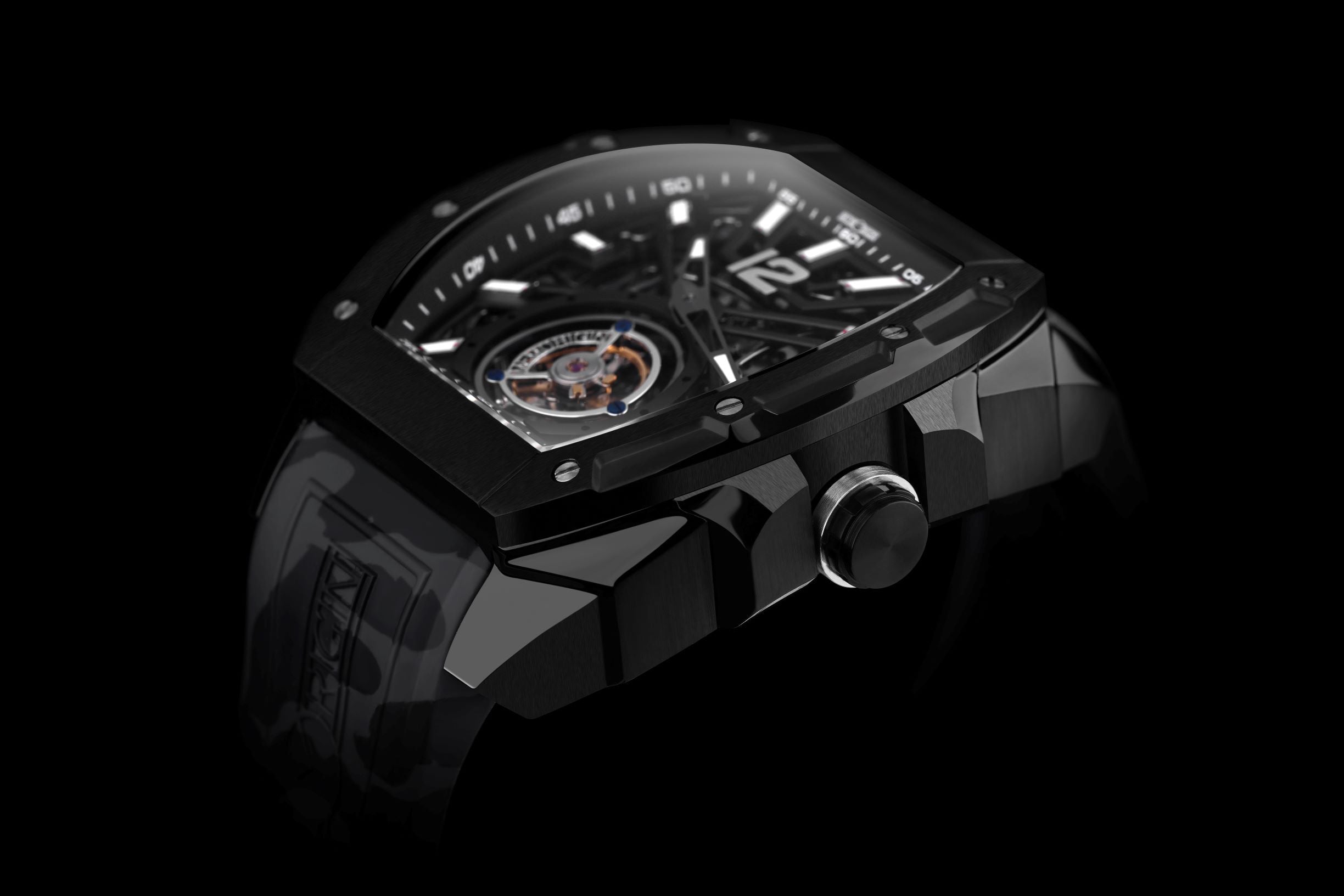 Memorigin Black Angel Tourbillon Watch MO 0507 Tourbillontimepieces.com tourbillon watches affordable free shipping