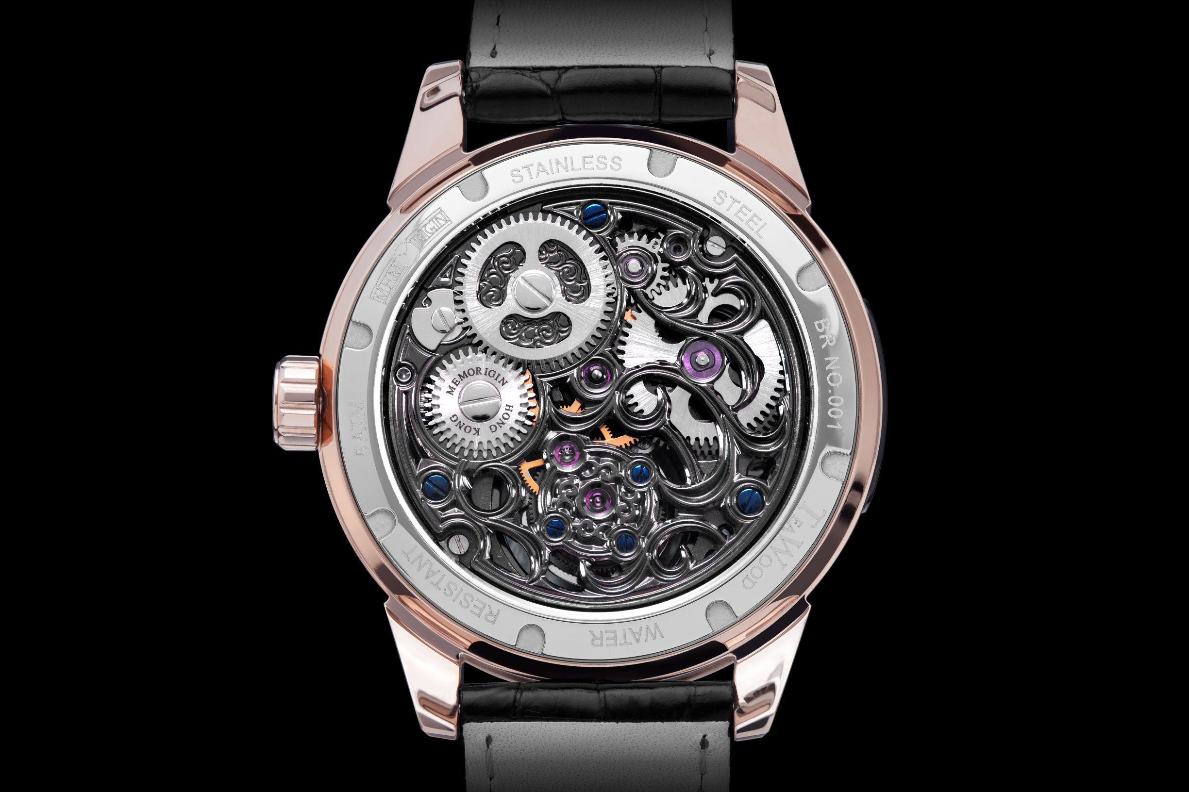 Memorigin TeaWood Crossover MTW Tourbillon Watch 4894379090986