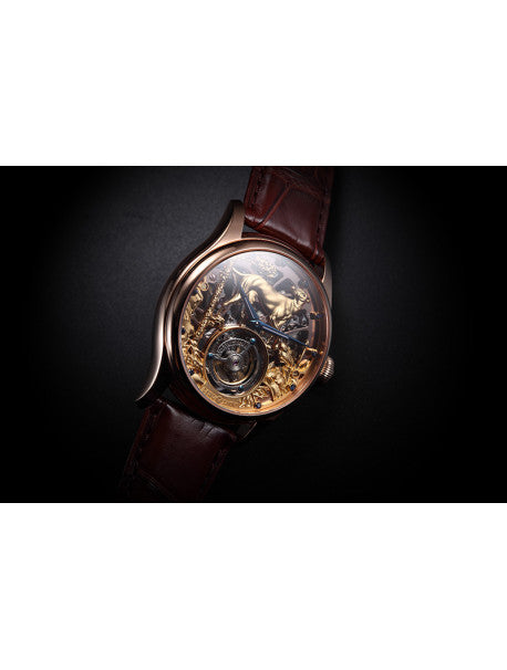 Memorigin Zodiac Series Dog Tourbillon Watch 4894379202518