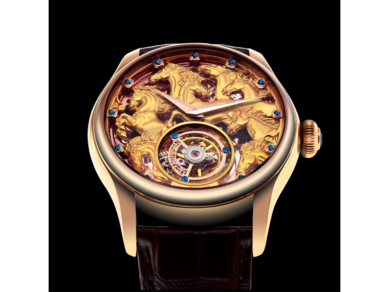 Memorigin Zodiac Series Horse Tourbillon Watch MO 1223 4894379201016