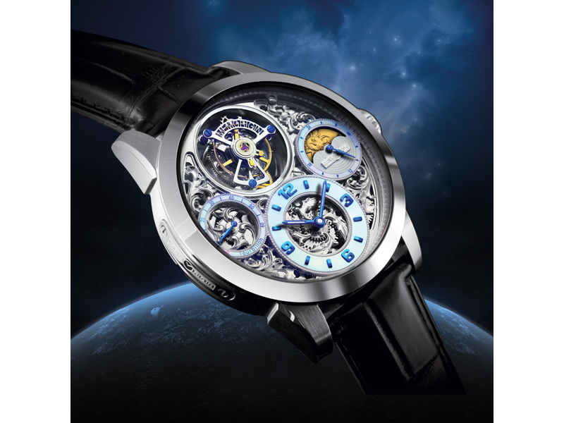 Memorigin Starlit Legend Series Imperial Stainless Steel Tourbillon Watch