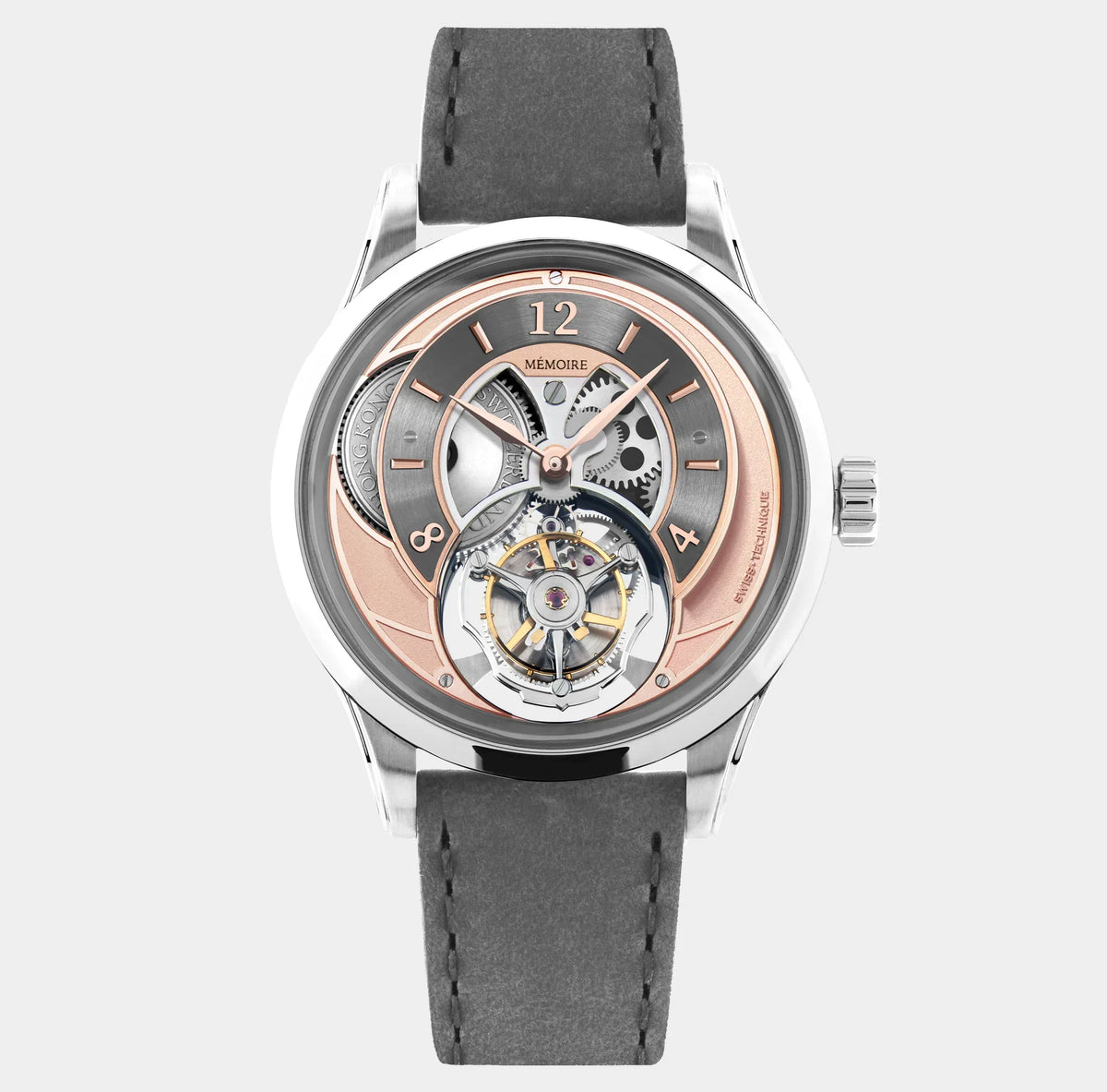 Mémoire Aspirare skeleton tourbillon watch