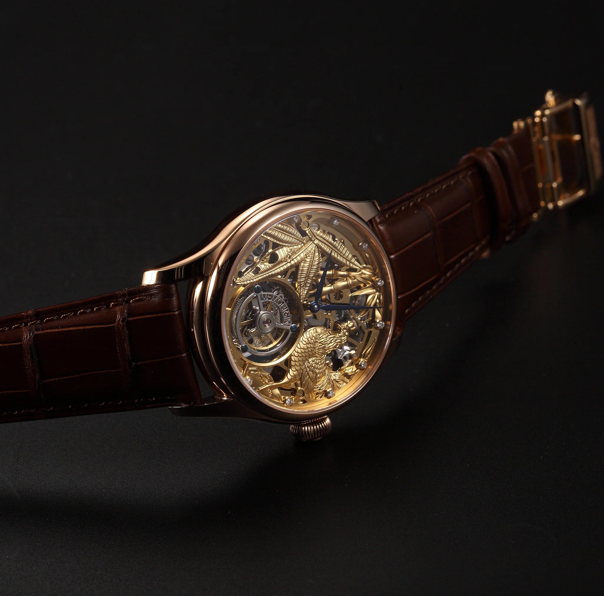 Memorigin Zodiac Series Rooster Tourbillon Watch 4894379202313