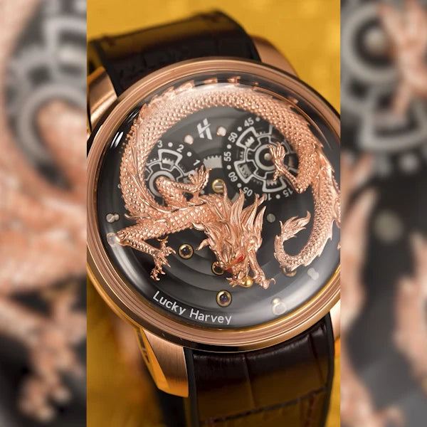 Luckey Harvey Rose Gold Dragon
