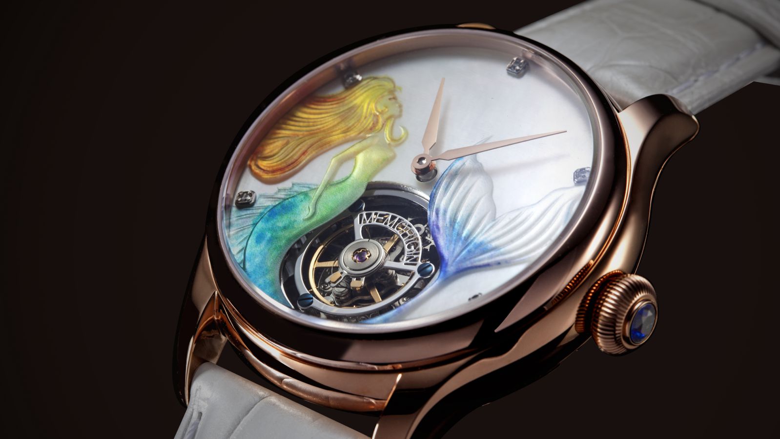 Memorigin Mermaid Series Tourbillon Watch Lady 4894379800745