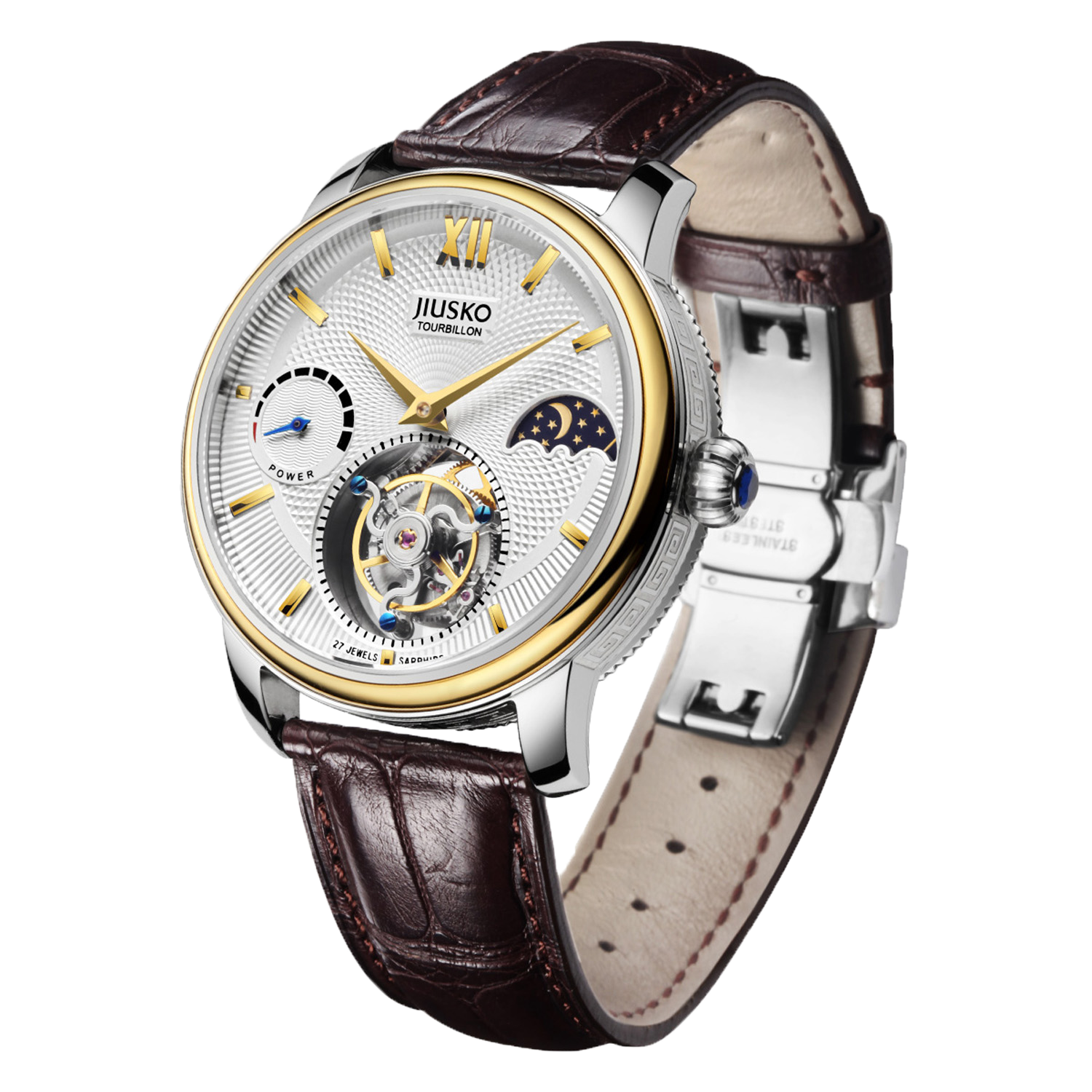 Jiusko The Collectible Tourbillon Watch 168LSG0107