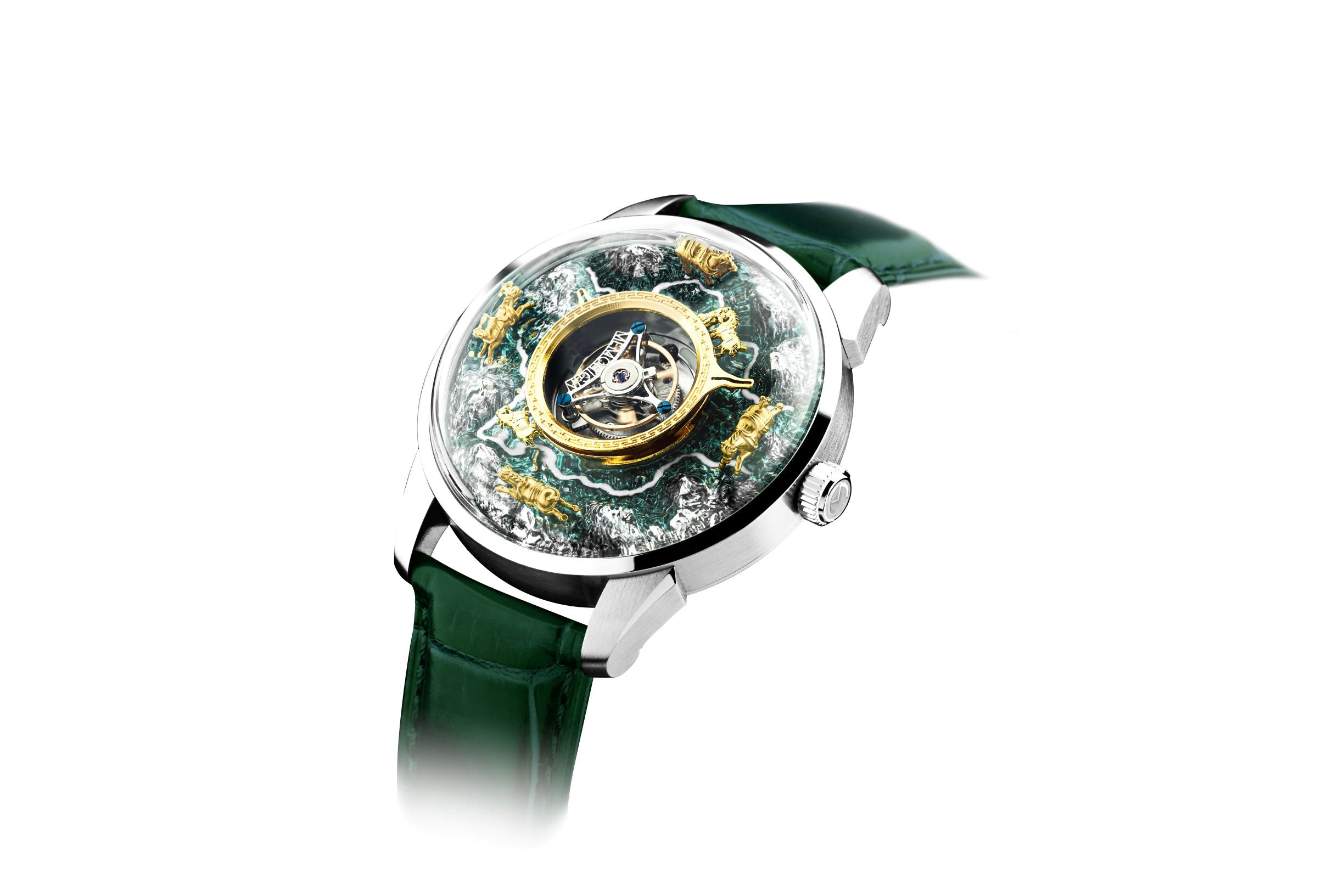 Memorigin The Six Steeds in the Tang Dynasty tourbillon watch tourbillontimepieces.com affordable tourbillon watches