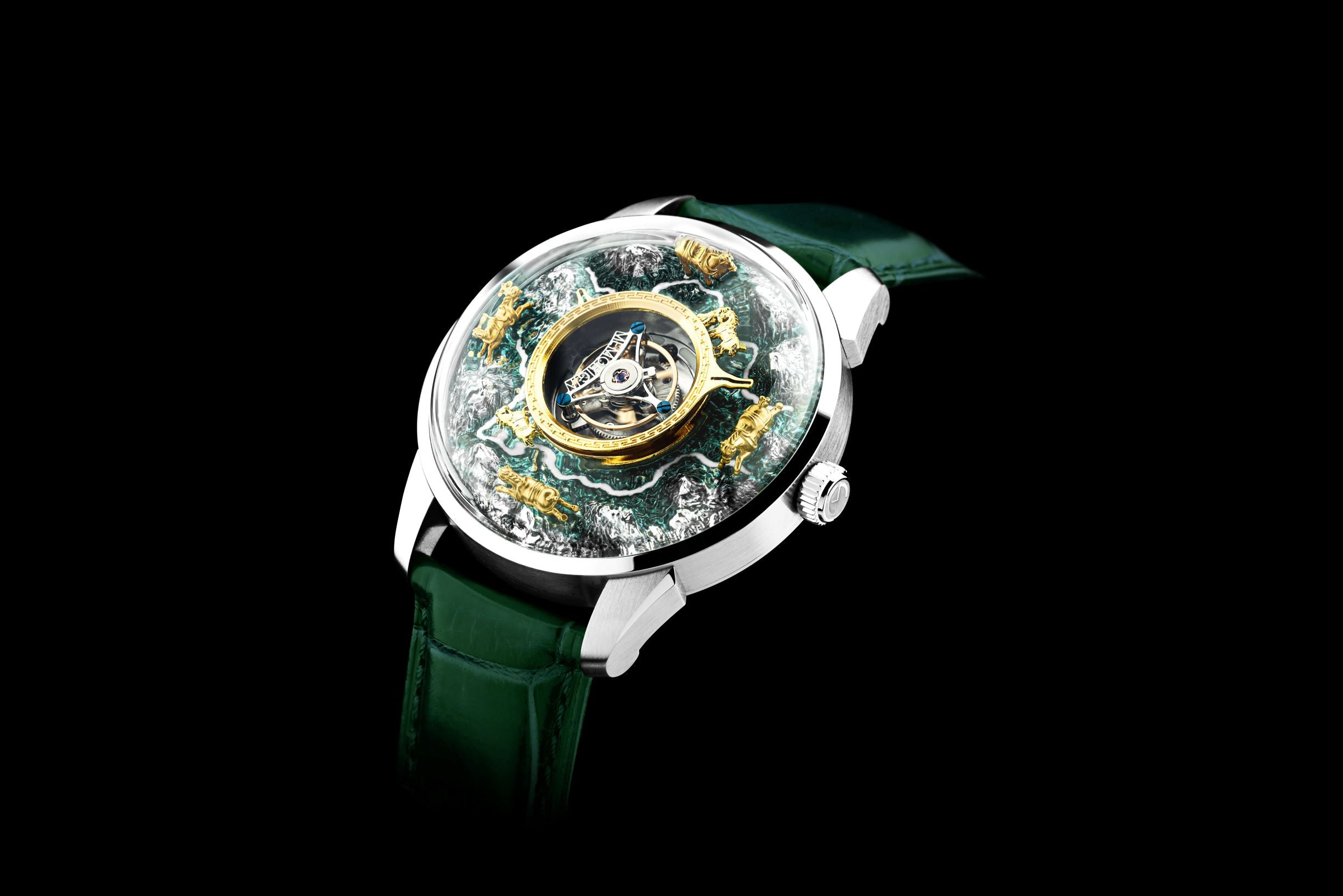 Memorigin The Six Steeds in the Tang Dynasty tourbillon watch tourbillontimepieces.com affordable tourbillon watches