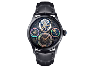 Memorigin Starlit Legend Series Black PVD Tourbillon Watch 4894379110219