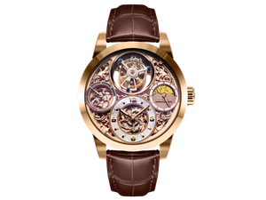 Memorigin Starlit Legend Series Imperial Rose Gold Tourbillon Watch 4894379111285