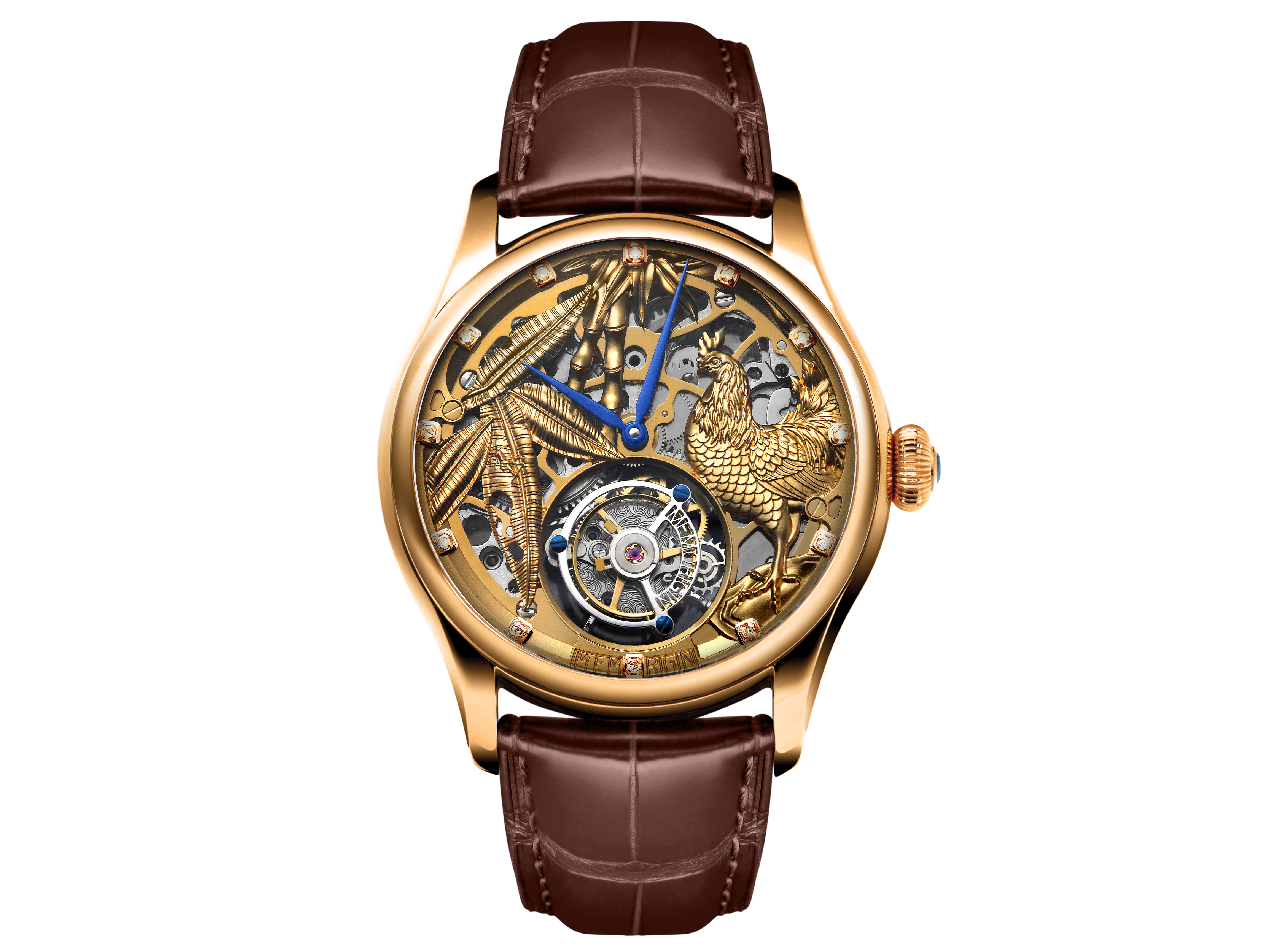 Memorigin Zodiac Series Rooster Tourbillon Watch 4894379202313