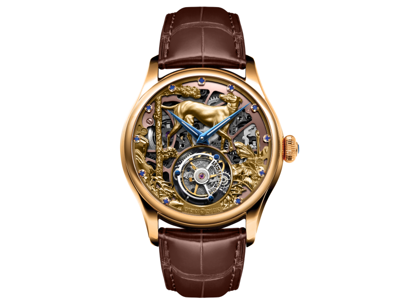 Memorigin Zodiac Series Dog Tourbillon Watch 4894379202518