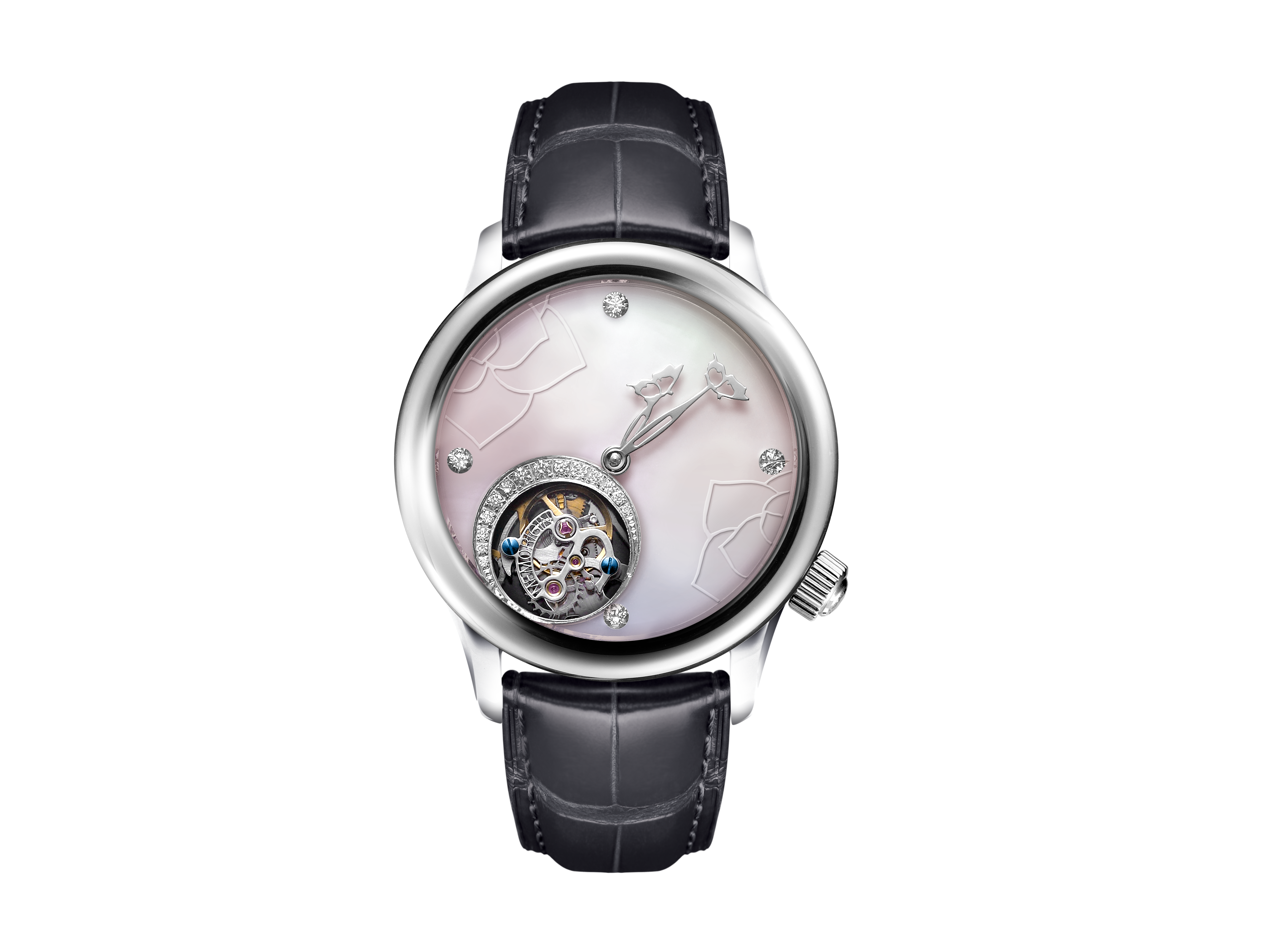 Memorigin Memorigin Butterfly Rose Series Lady Tourbillon Watch 4894379223742