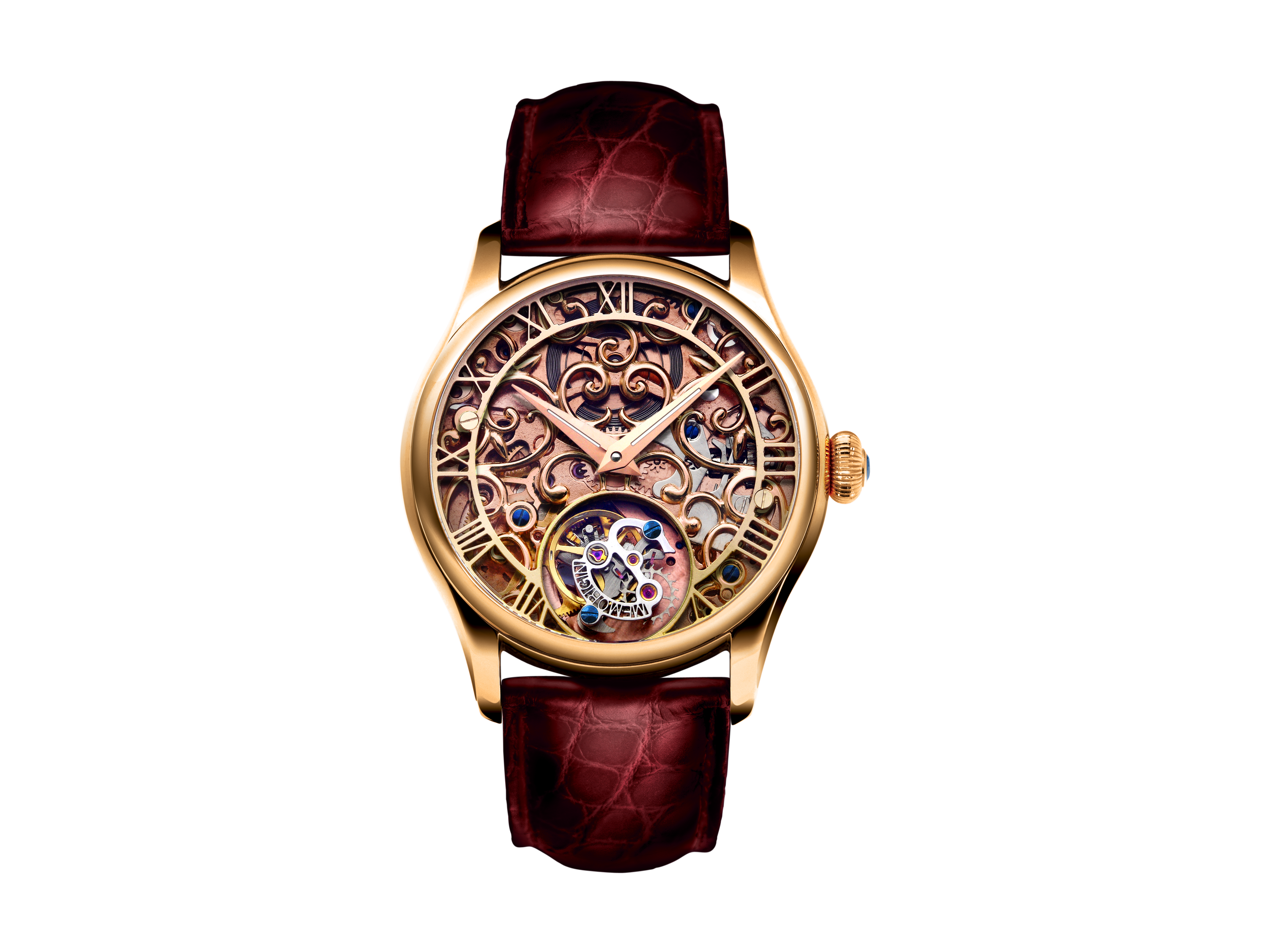 Memorigin Orbit Series - Lady Skeleton Tourbillon Watch 4894379340319