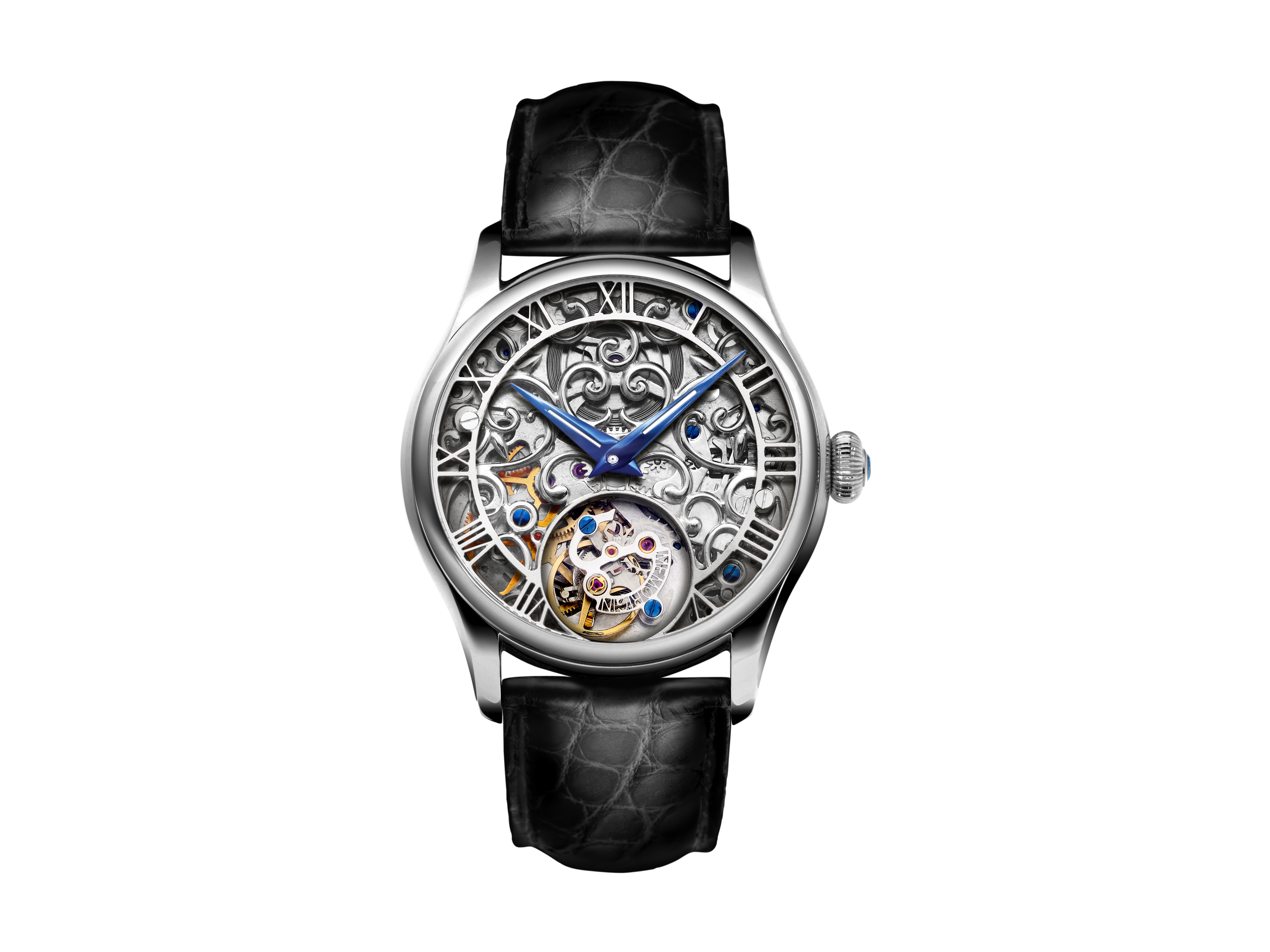 Memorigin Orbit Series - Lady Skeleton Tourbillon Watch 4894379340418