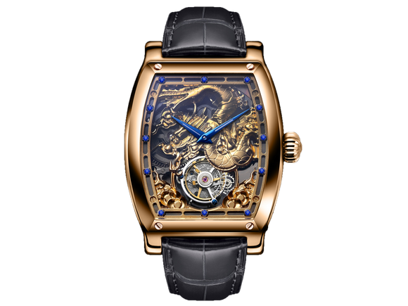 Memorigin Zodiac Series - Dragon Mens Tourbillon Watch 4894379440248