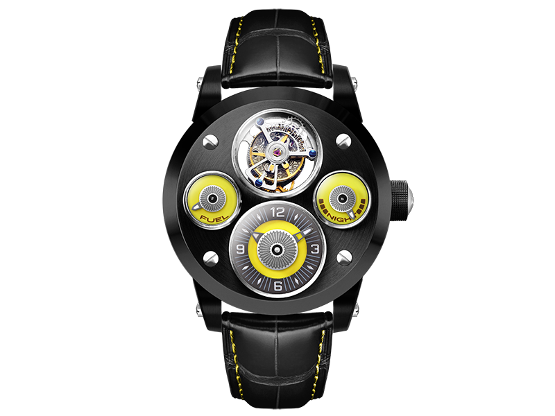 Memorigin The Original Time Machine Series - Moto Mens Tourbillon Watch 4894379500942