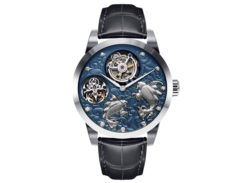 Memorigin Dual Tourbillon Series – Pisces and Pearls Tourbillon Watch 4894379661018