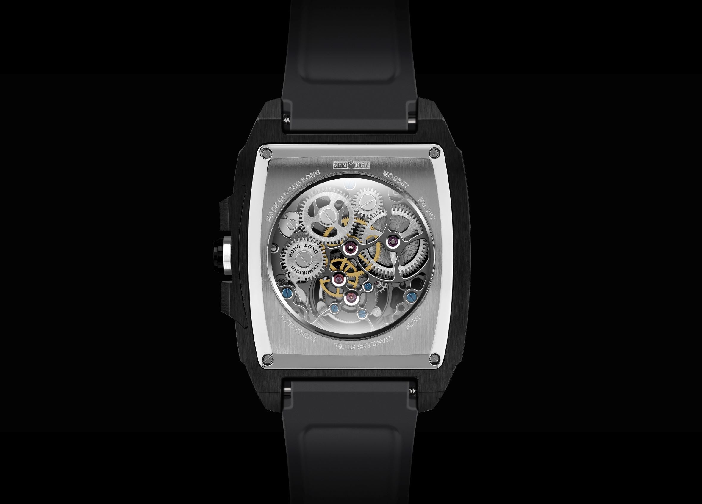Memorigin Black Angel Tourbillon Watch MO 0507 Tourbillontimepieces.com tourbillon watches affordable free shipping