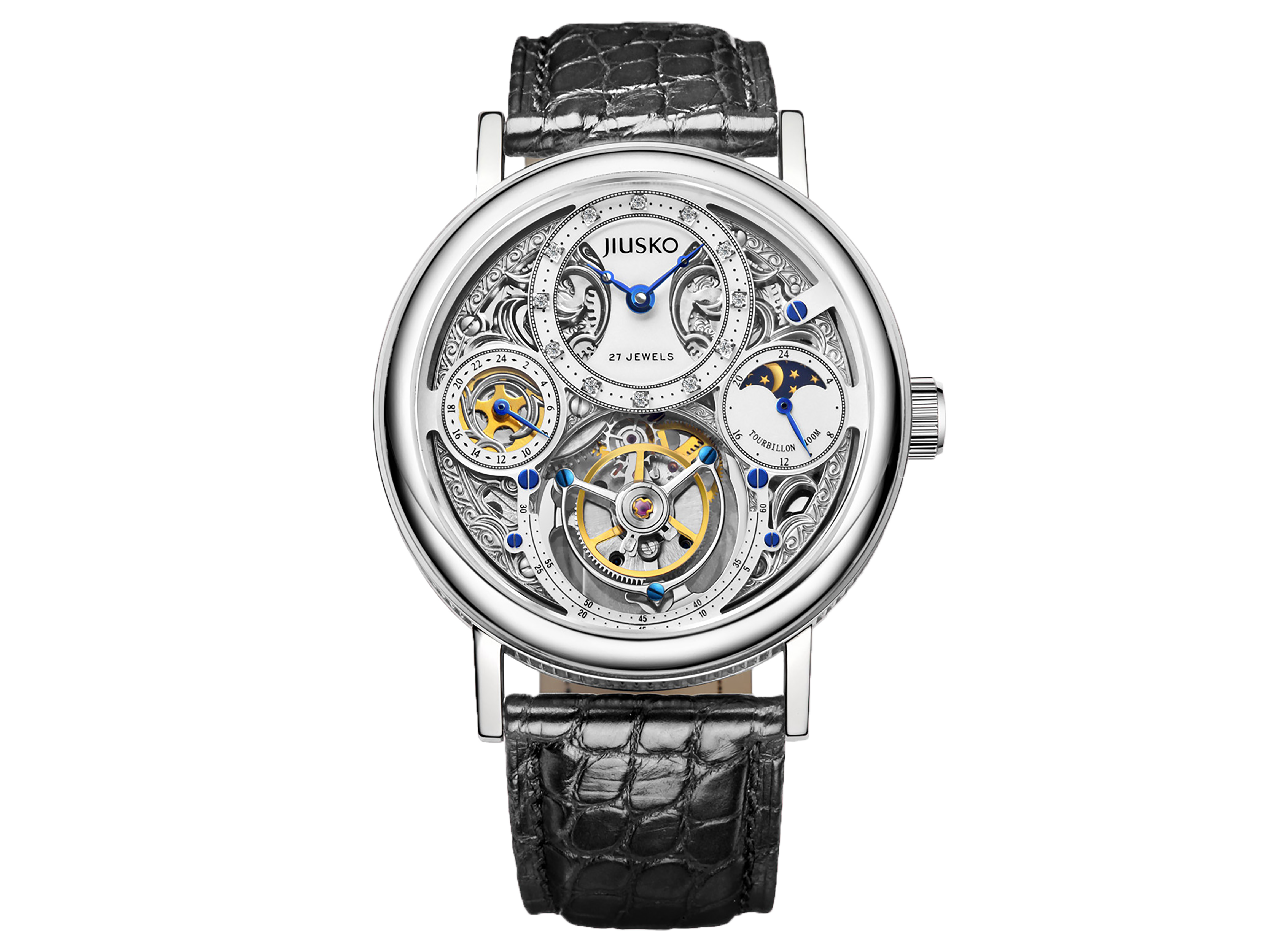 Jiusko Diamond Tourbillon Watch