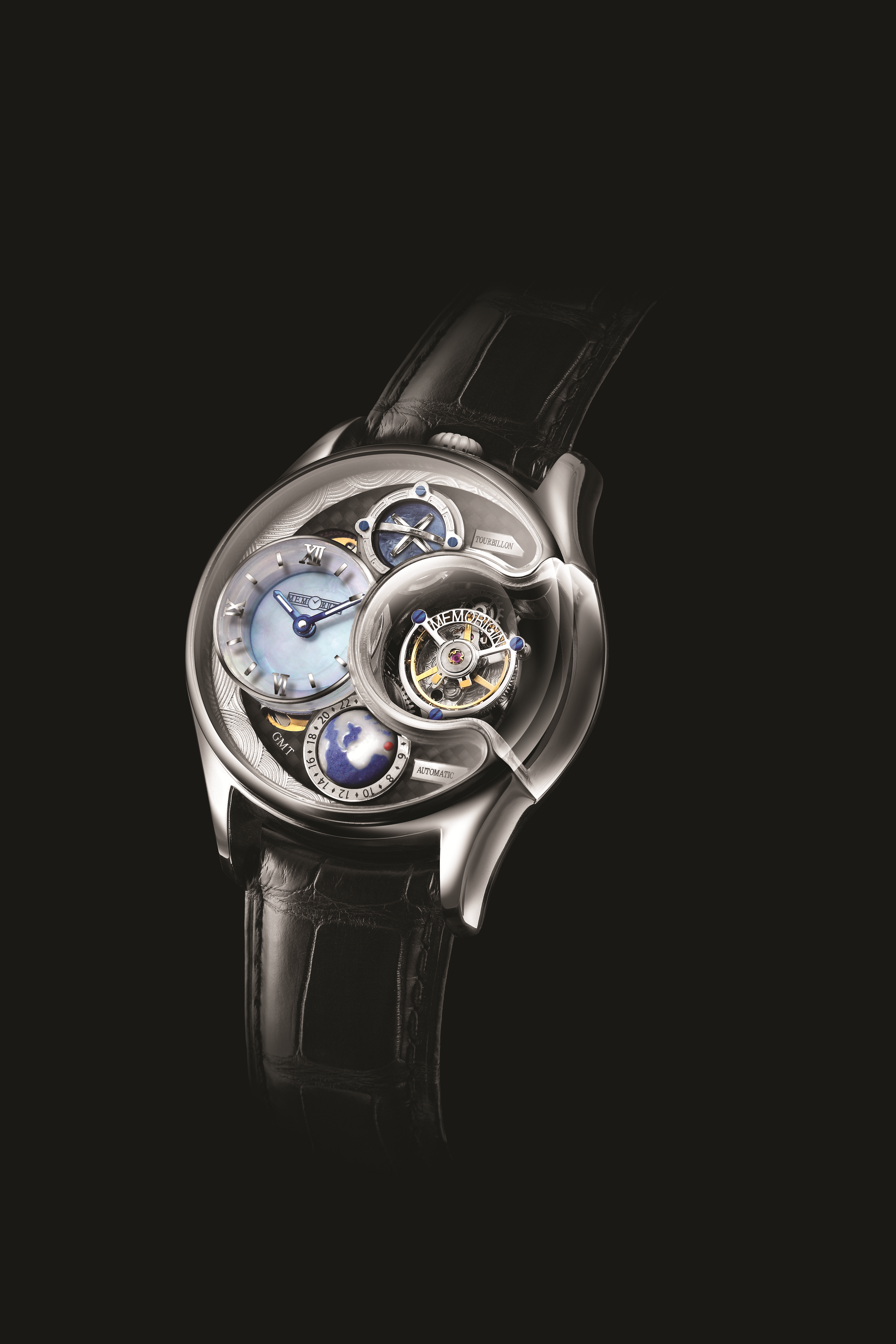 Memorigin Stellar Series Stainless Steel Tourbillon Watch 4894379660110