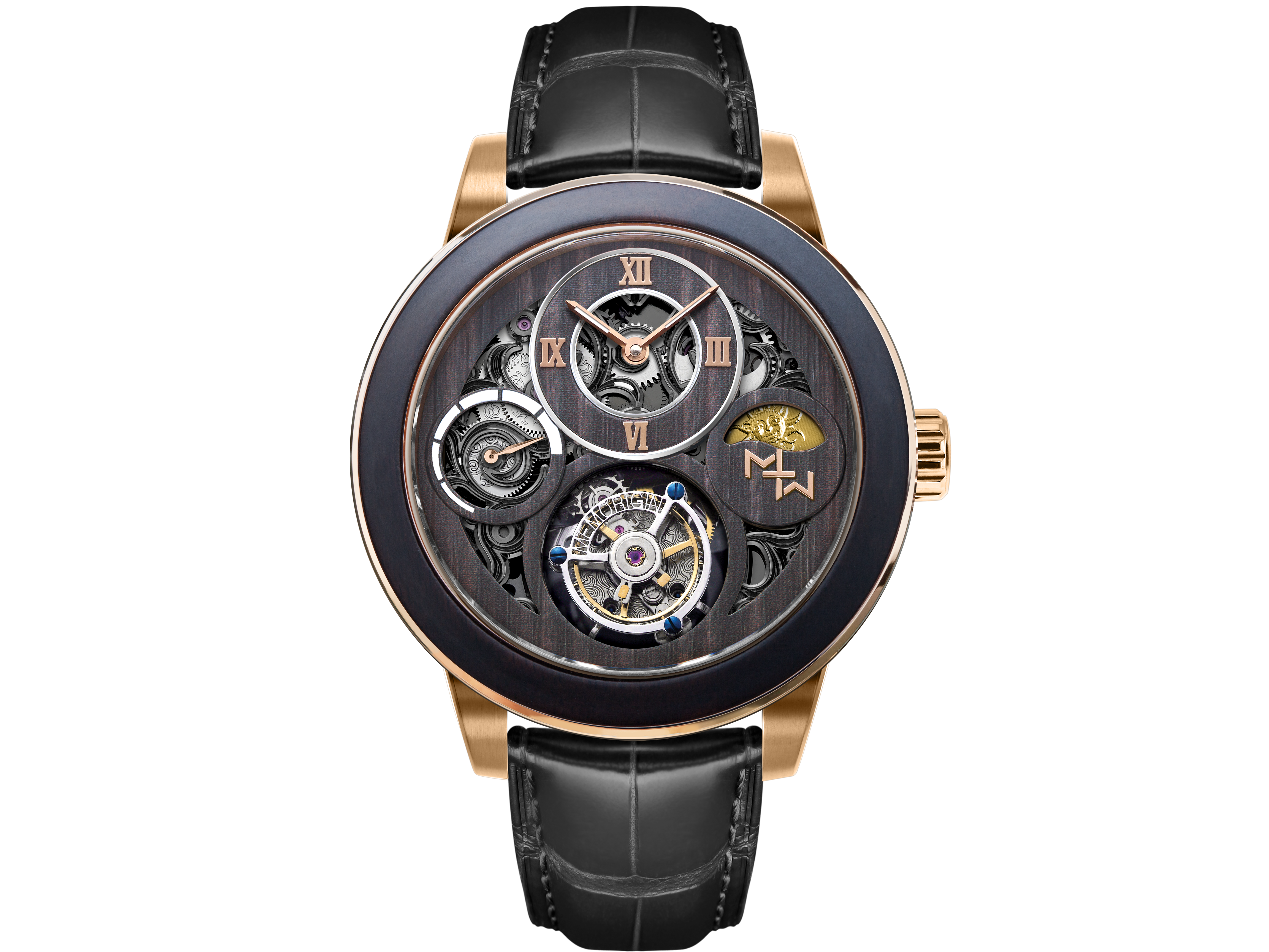 Memorigin TeaWood Crossover MTW Tourbillon Watch 4894379090986