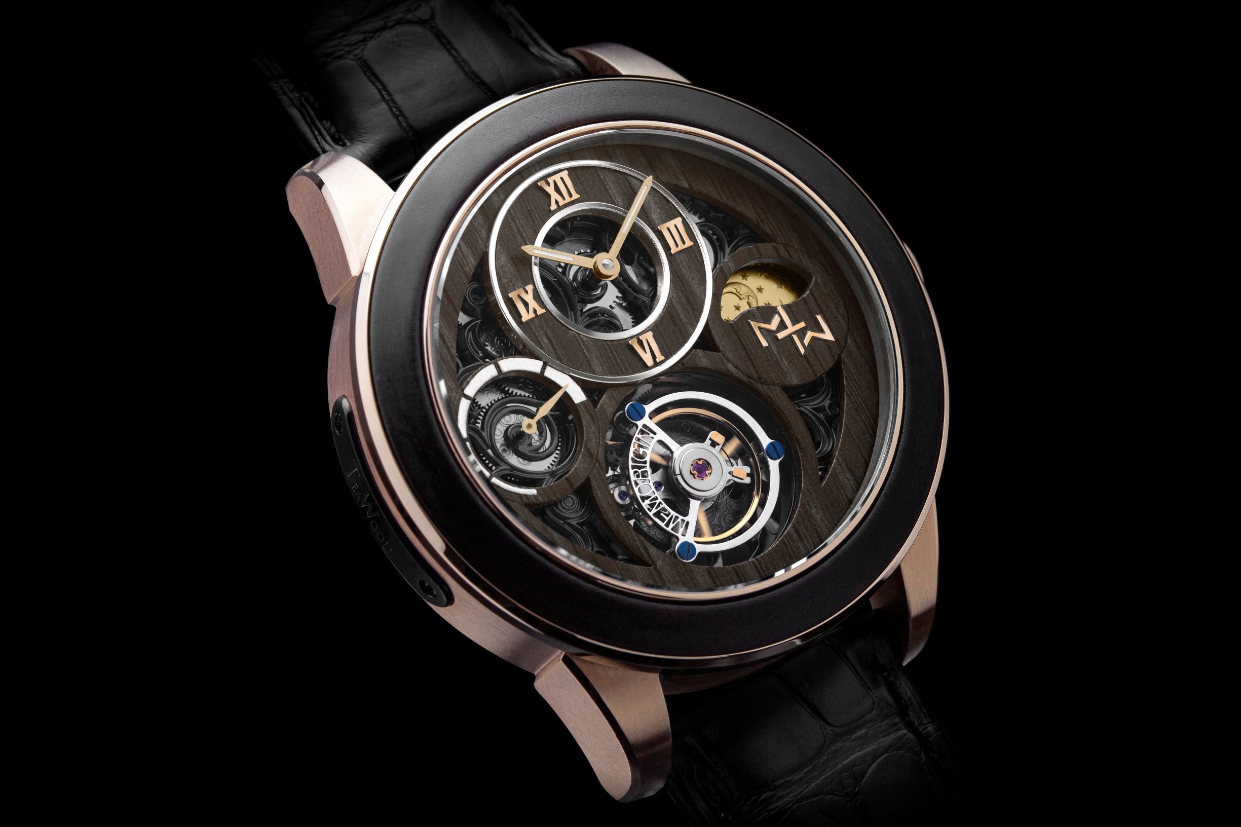 Memorigin TeaWood Crossover MTW Tourbillon Watch 4894379090986