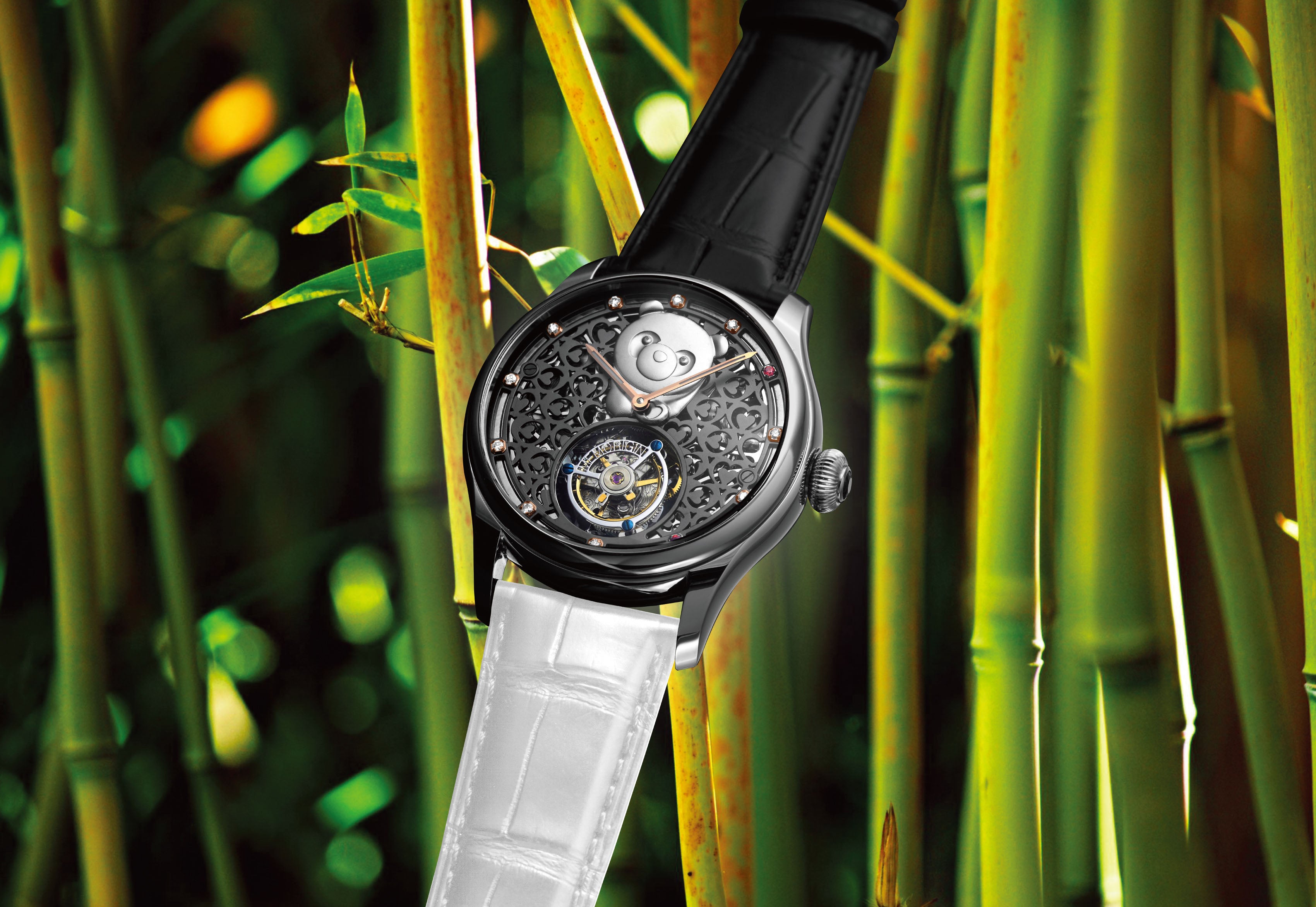 Memorigin Michele Reis x iPANDAS Tourbillon Watch 4894379530116