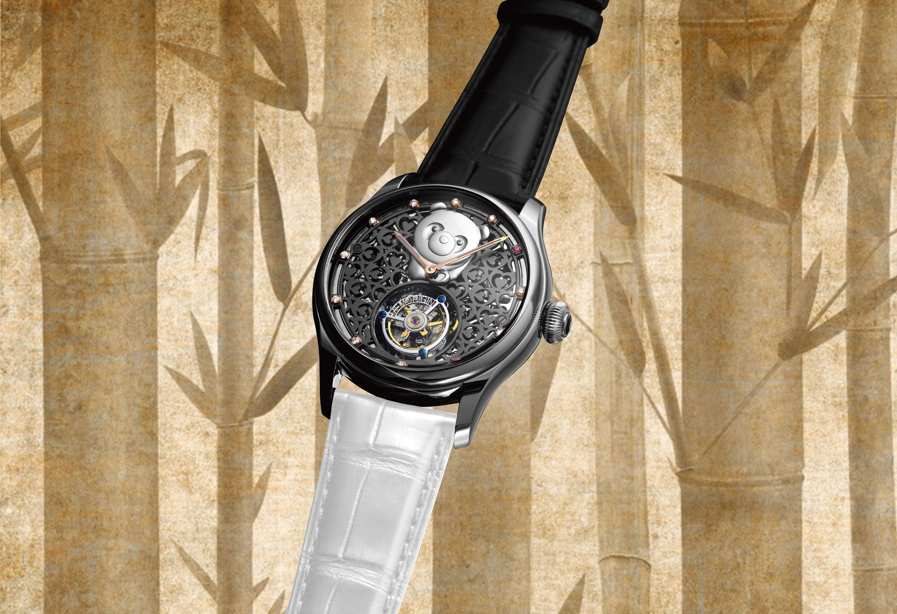 Memorigin Michele Reis x iPANDAS Tourbillon Watch 4894379530116